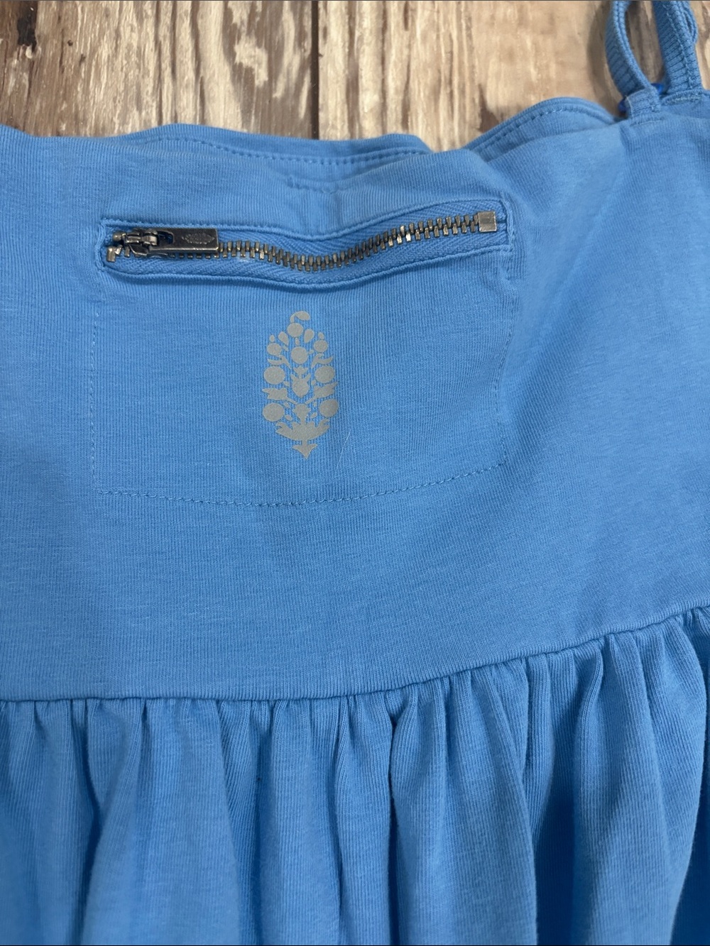 NWT FP Movement Hot Shot Strappy Onesie Light Cobalt Blue XL - Picture 8 of 9